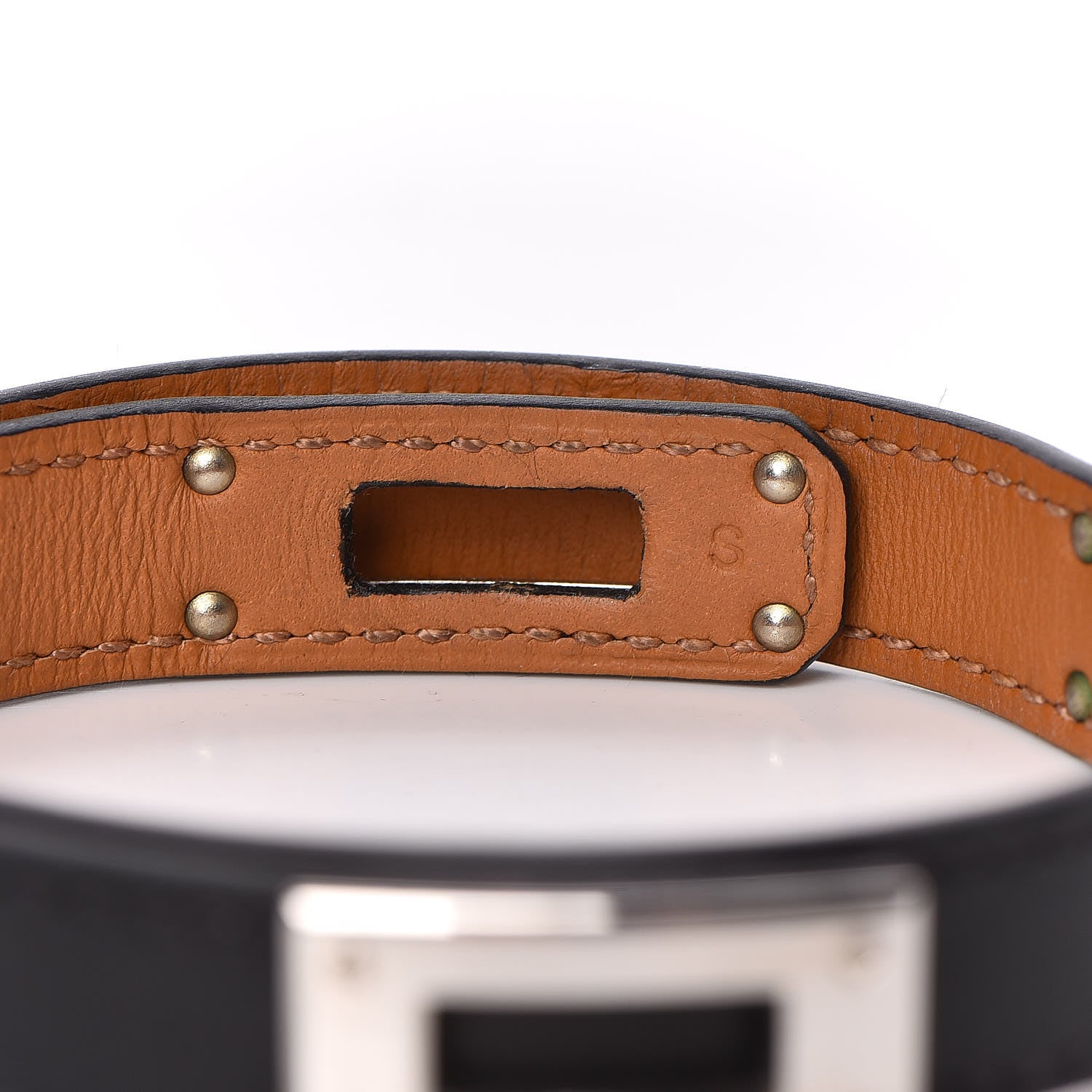 Hermes Chamonix Kelly Double Tour Bracelet S Black 6 of 6