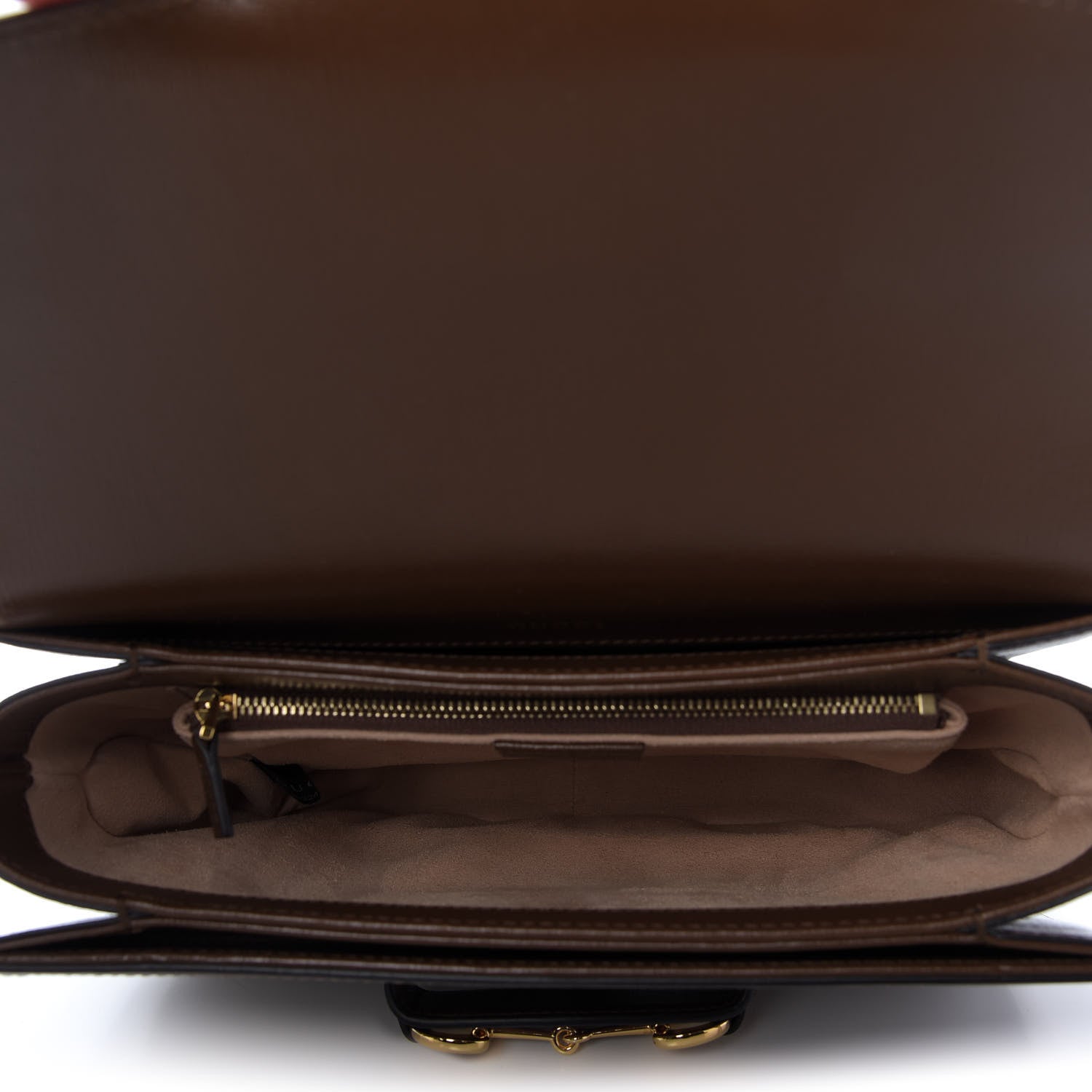 Gucci GG Supreme Monogram Horsebit 1955 Shoulder Bag Beige Brown Sugar 5 of 9