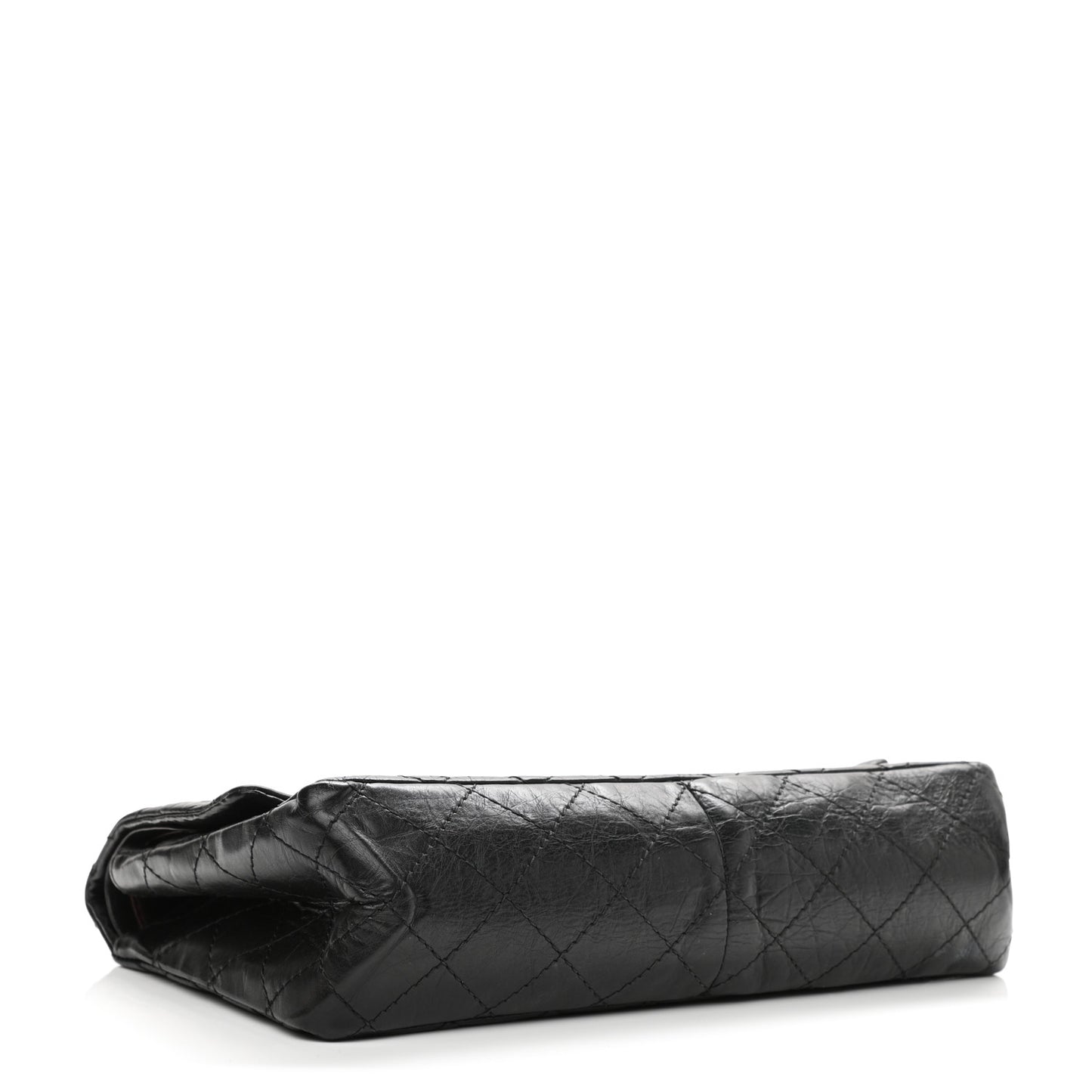 Aged Calfskin Quilted 2.55 Reissue 226 Flap Black