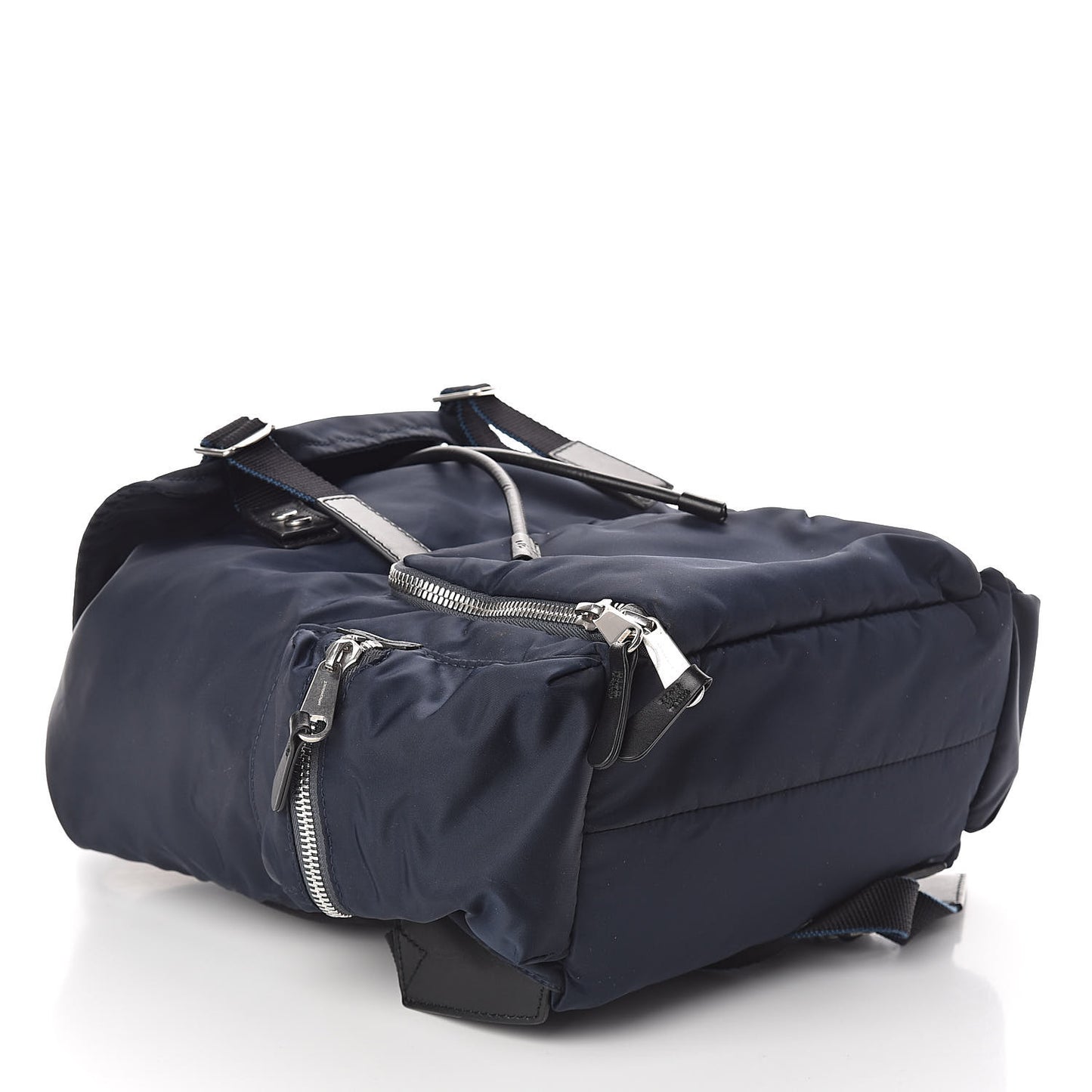 Nylon Puffer Medium Rucksack Backpack Blue