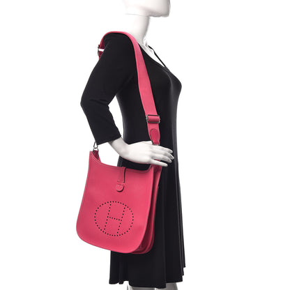 Hermes Epsom Evelyne III PM Rose Tyrien 2 of 10