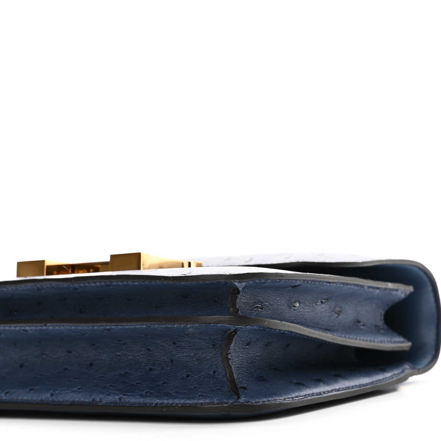 Hermes Ostrich Constance 18 Bleu Roi 10 of 11