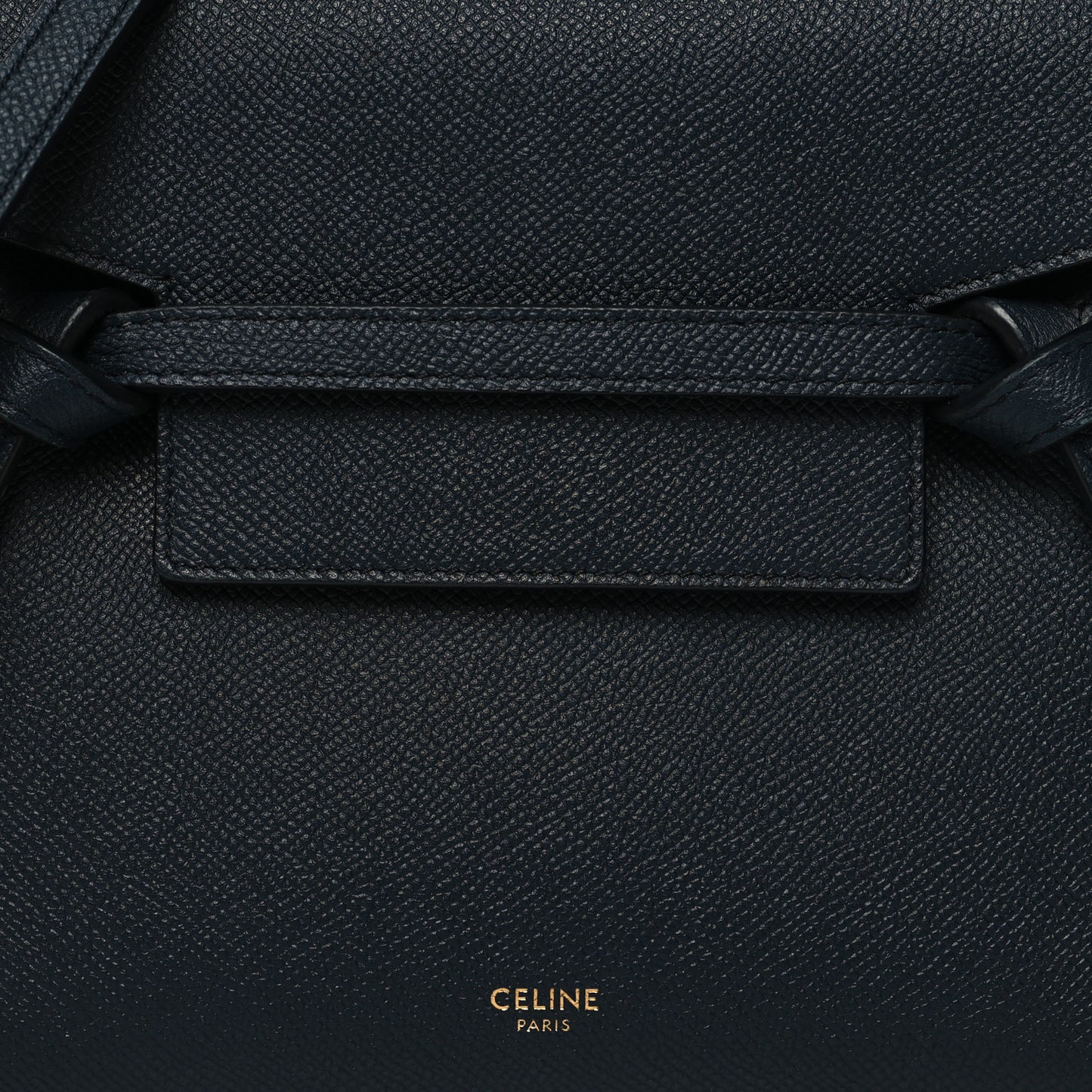 Grained Calfskin Nano Belt Bag Abyss Blue