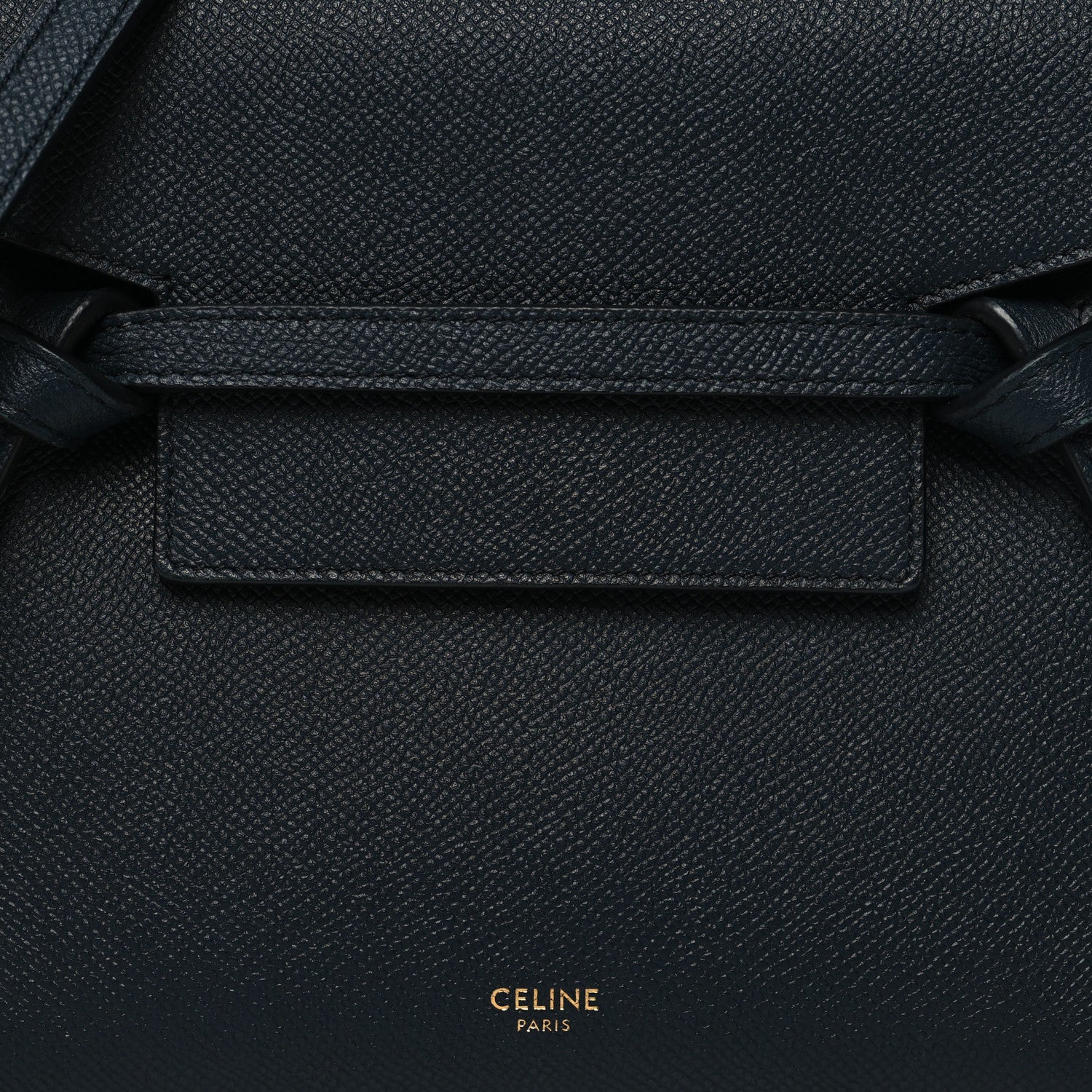 Celine Grained Calfskin Nano Belt Bag Abyss Blue 7 of 11