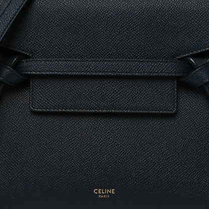 Celine Grained Calfskin Nano Belt Bag Abyss Blue 7 of 11