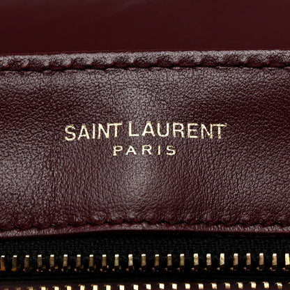 Saint Laurent Calfskin Y Quilted Monogram Toy Loulou Monogram Crossbody Bag Rouge Legion 6 of 13