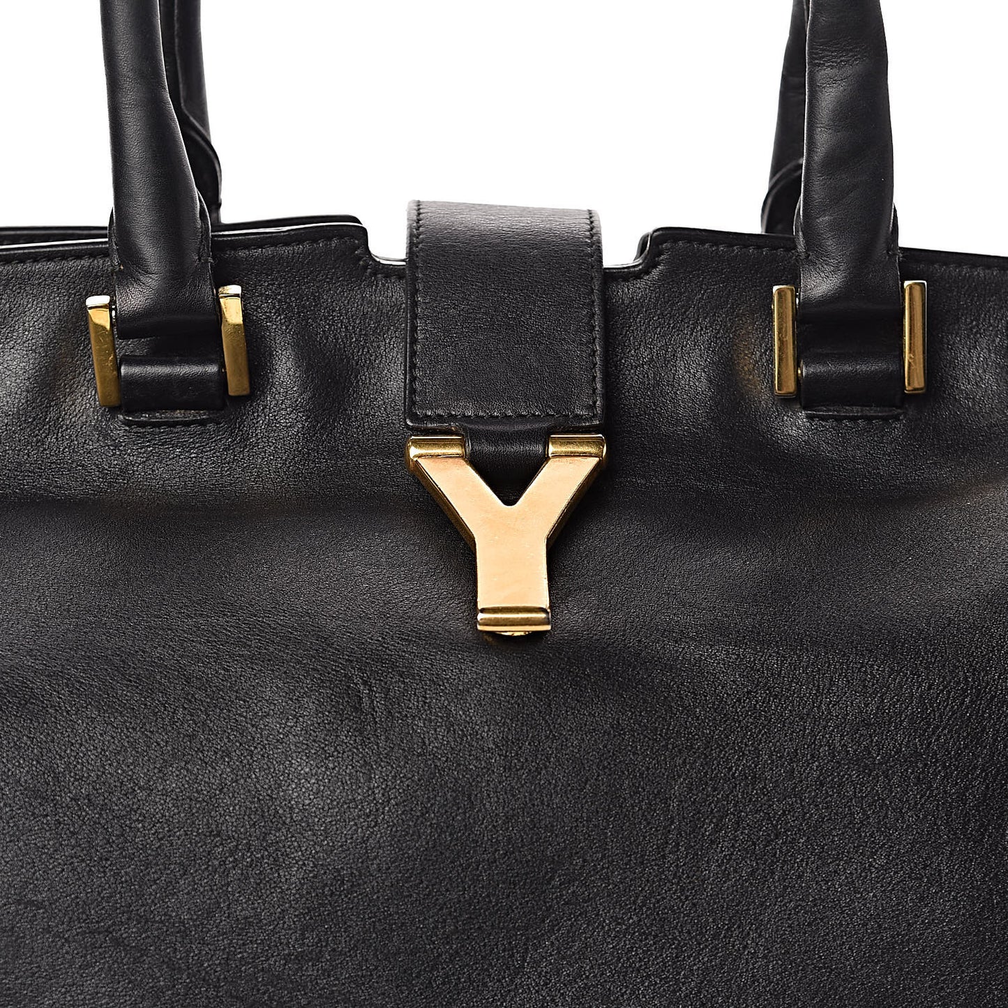 Calfskin Medium Classic Y Cabas Black