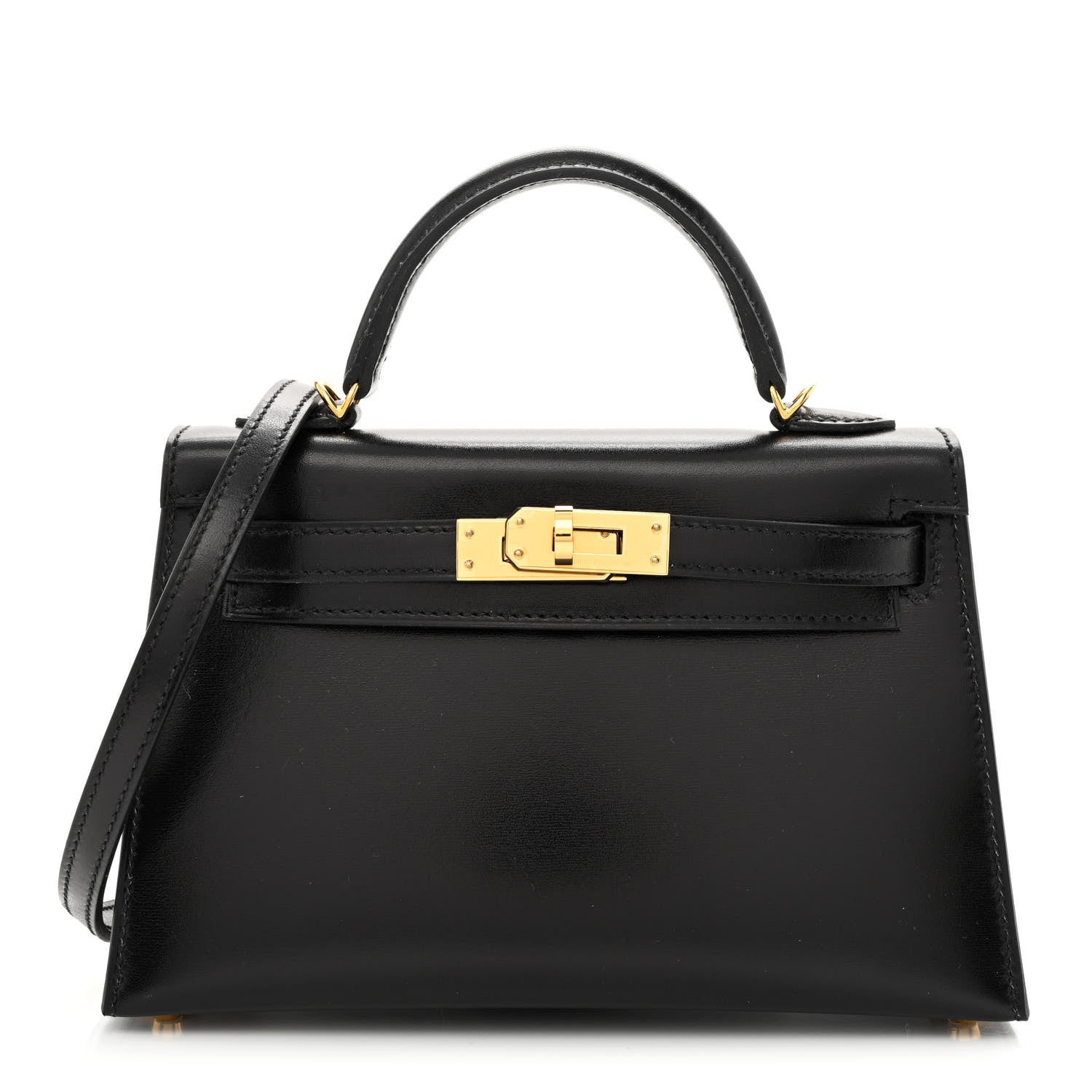 Hermes Box Mini Kelly Sellier 20 Black 1 of 11