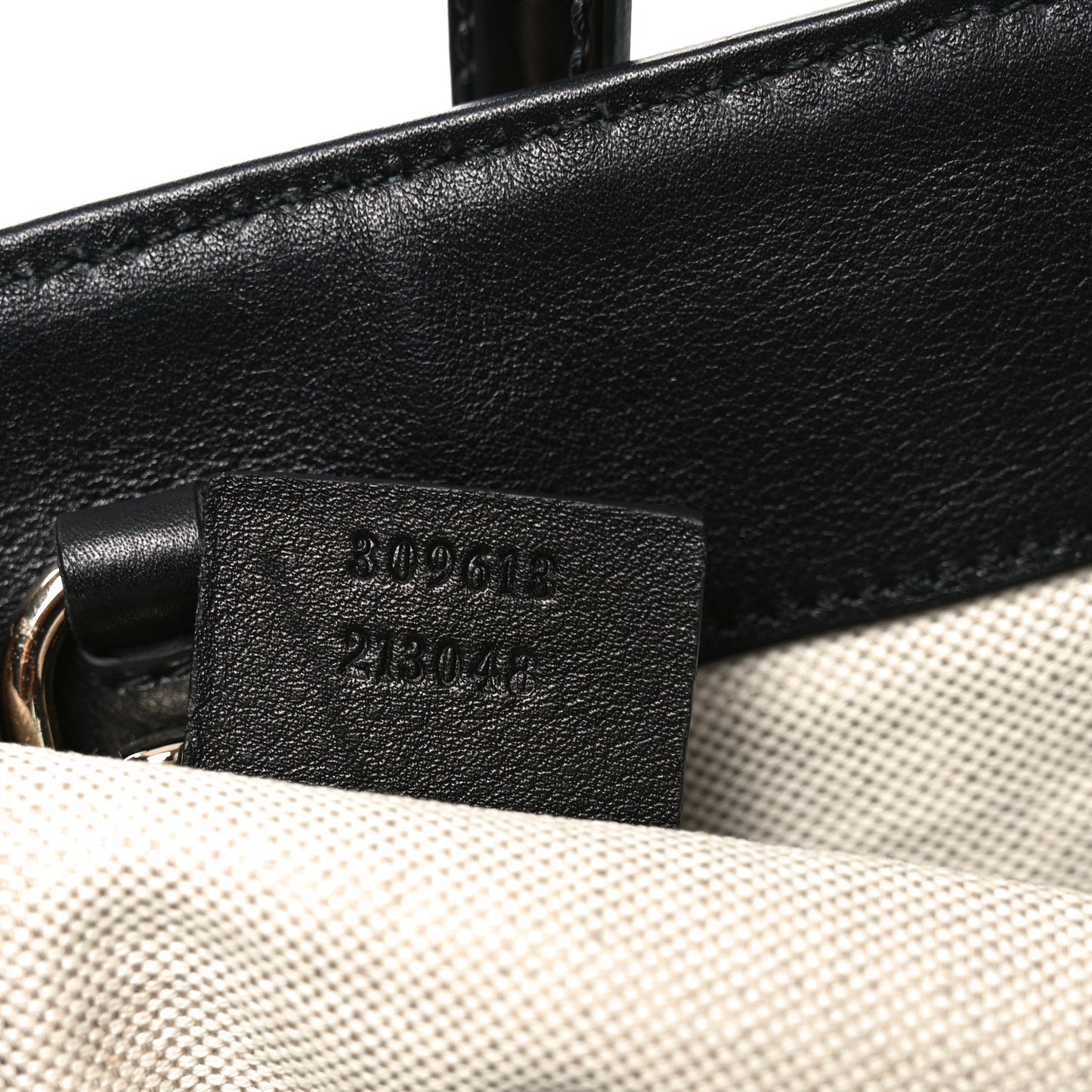 Patent Microguccissima Medium Nice Tote Black