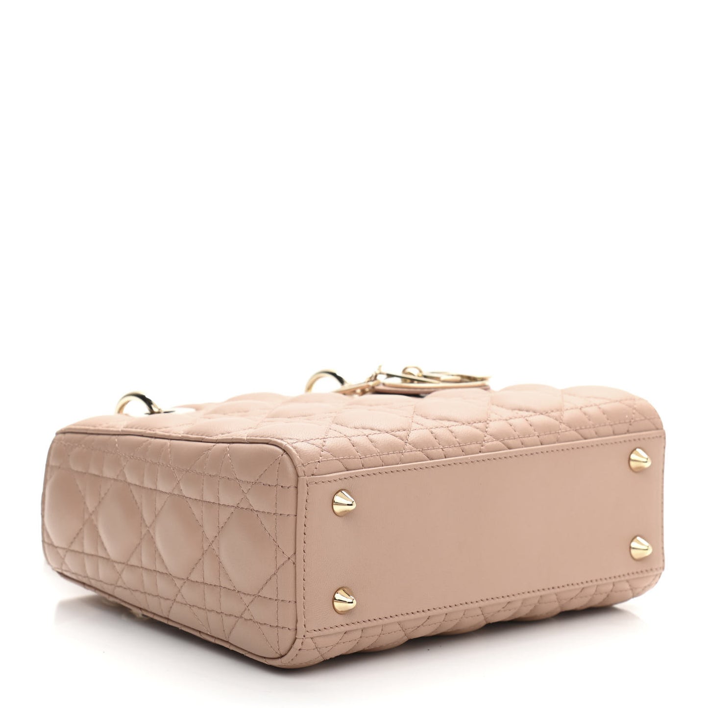 Lambskin Cannage Small My ABCDior Lady Dior Taupe