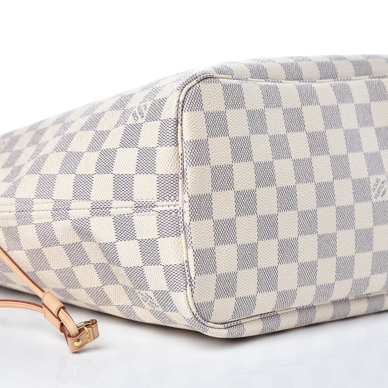 Louis Vuitton Damier Azur Neo Neverfull MM Rose Ballerine 10 of 11