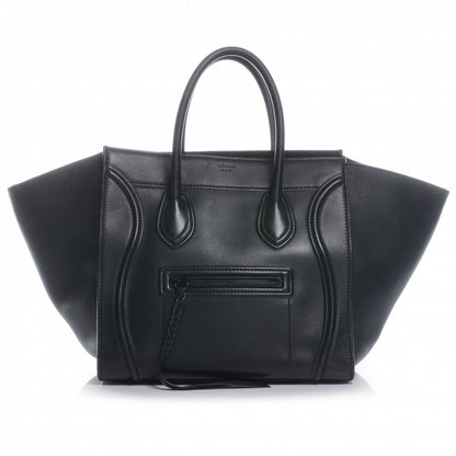 Celine Supple Calfskin Medium Phantom Luggage Black 1 of 8