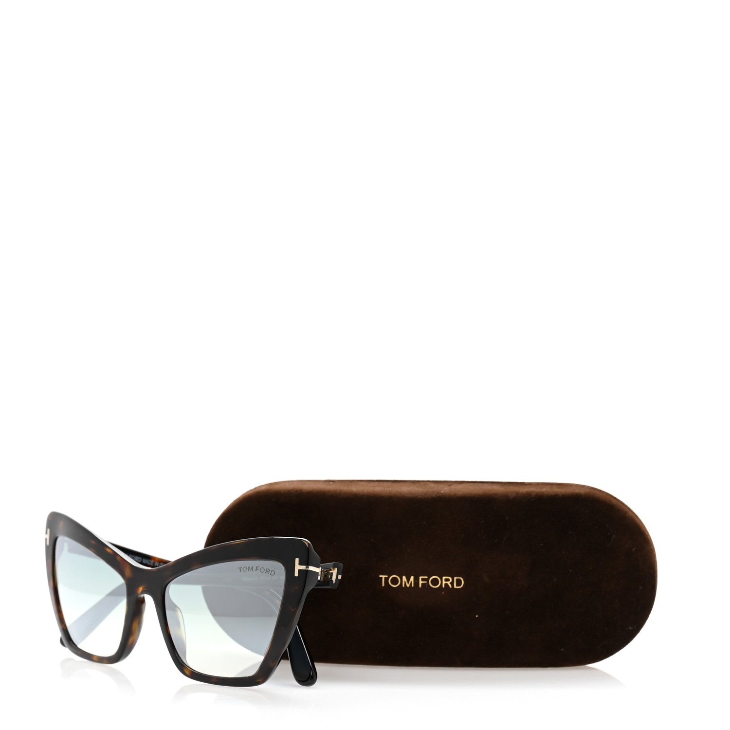 Tom Ford Valesca Cat Eye Sunglasses TF555 Tortoise 9 of 9