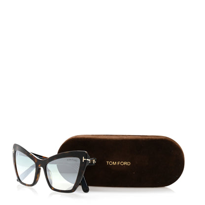 Tom Ford Valesca Cat Eye Sunglasses TF555 Tortoise 9 of 9