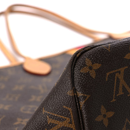 Louis Vuitton Monogram My LV Heritage Neverfull MM Fuchsia Yellow 10 of 20