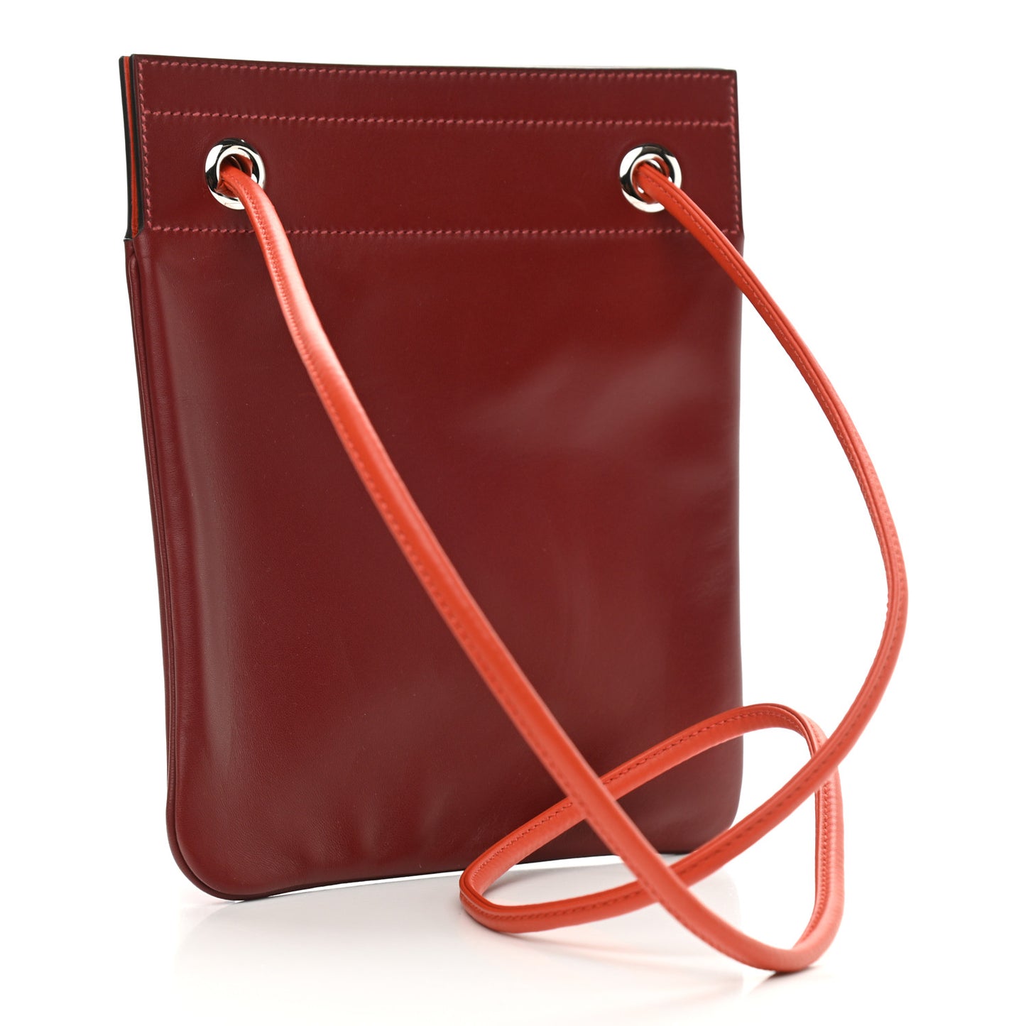 Milo Lambskin Swift Mini Aline Rouge H Orange