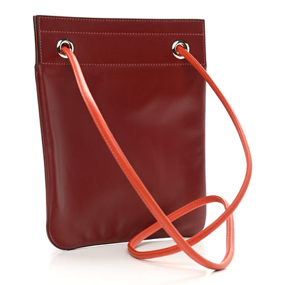 Hermes Milo Lambskin Swift Mini Aline Rouge H Orange 3 of 9