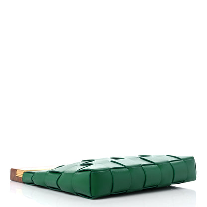 Bottega Veneta Nappa Intrecciato The Snap Clutch Racing Green 4 of 8