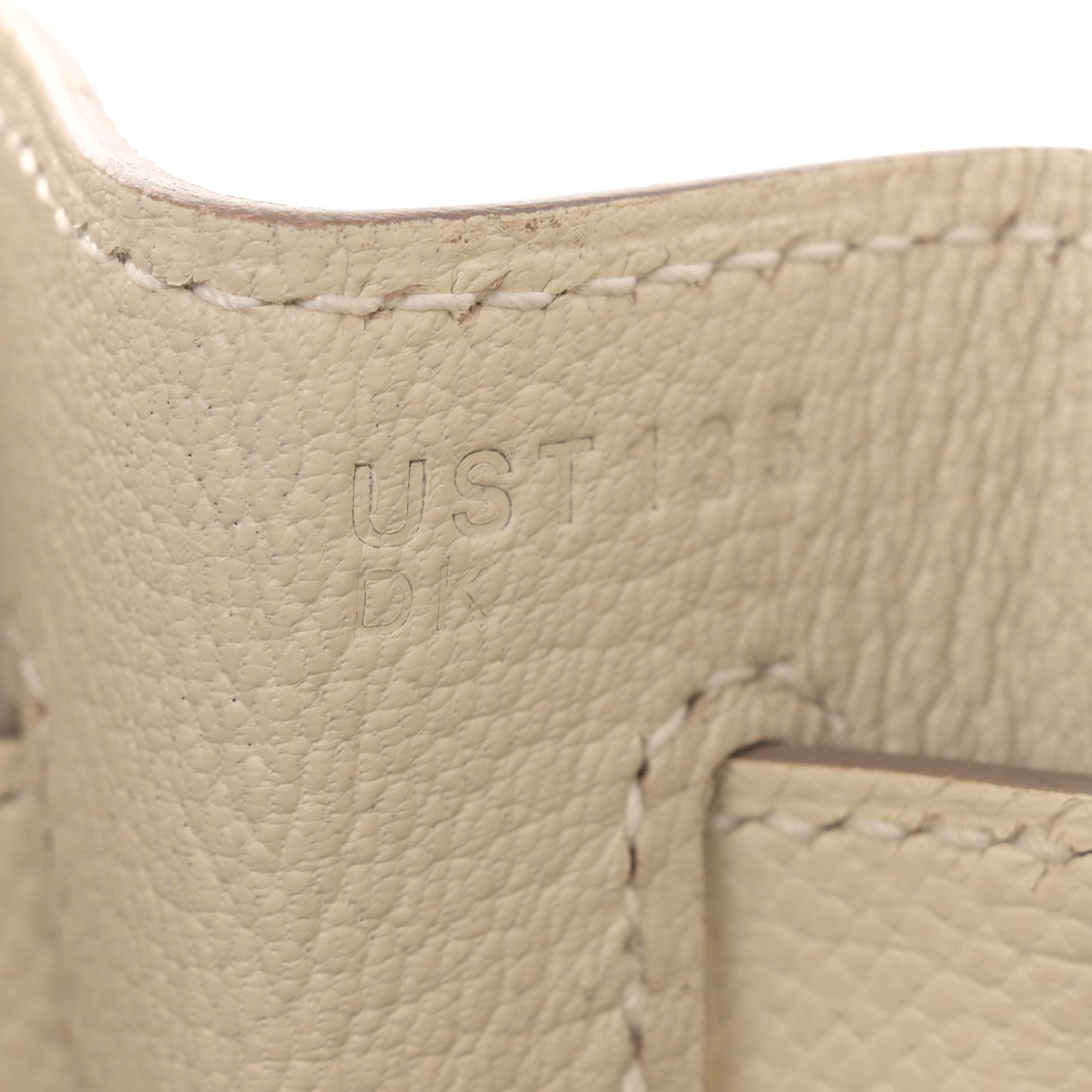 Hermes Epsom Kelly Sellier 32 Craie 7 of 14