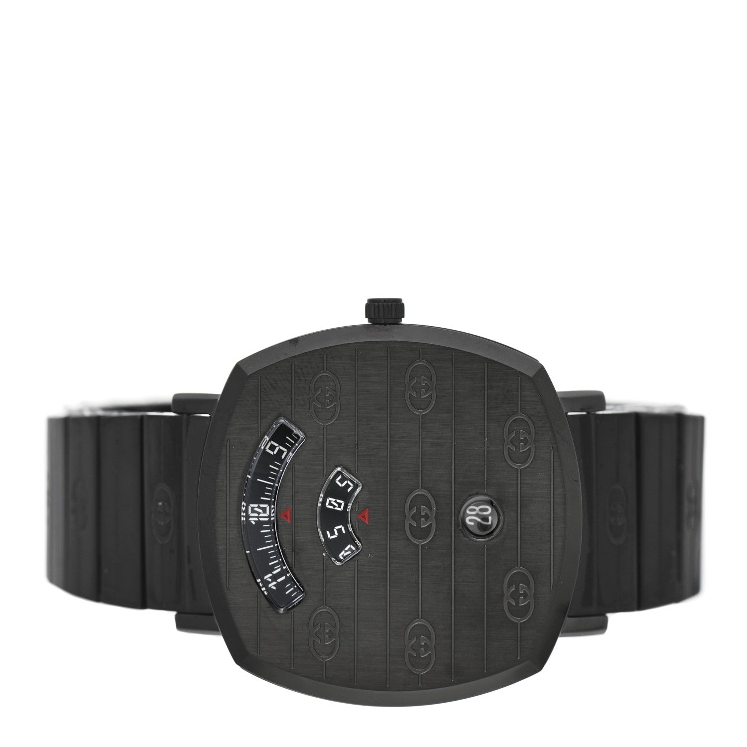 Gucci PVD Stainless Steel 38mm Grip Quartz Watch Black 2 of 4