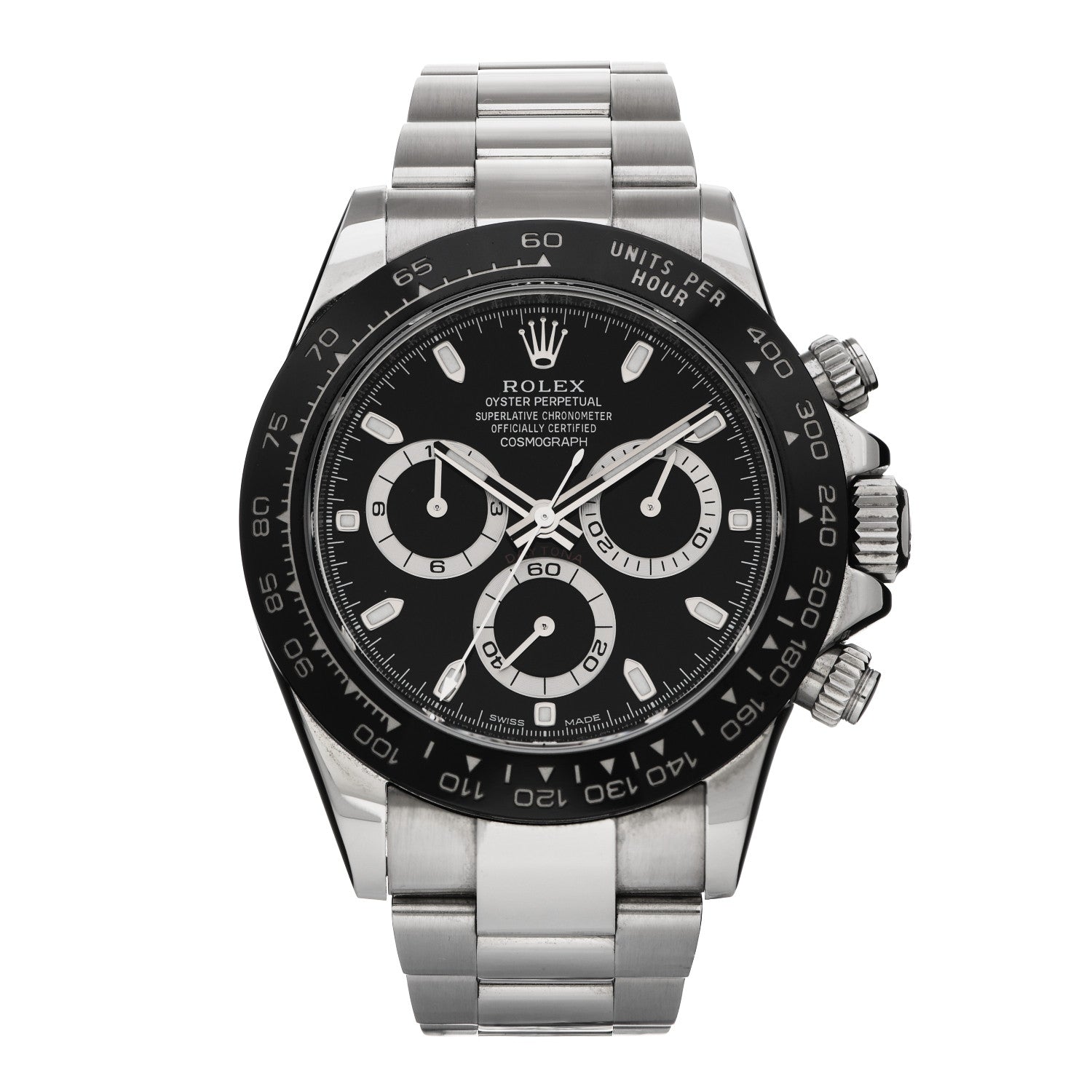 Rolex Stainless Steel 40mm Oyster Perpetual Cosmograph Daytona Watch Black 116500LN 1 of 5