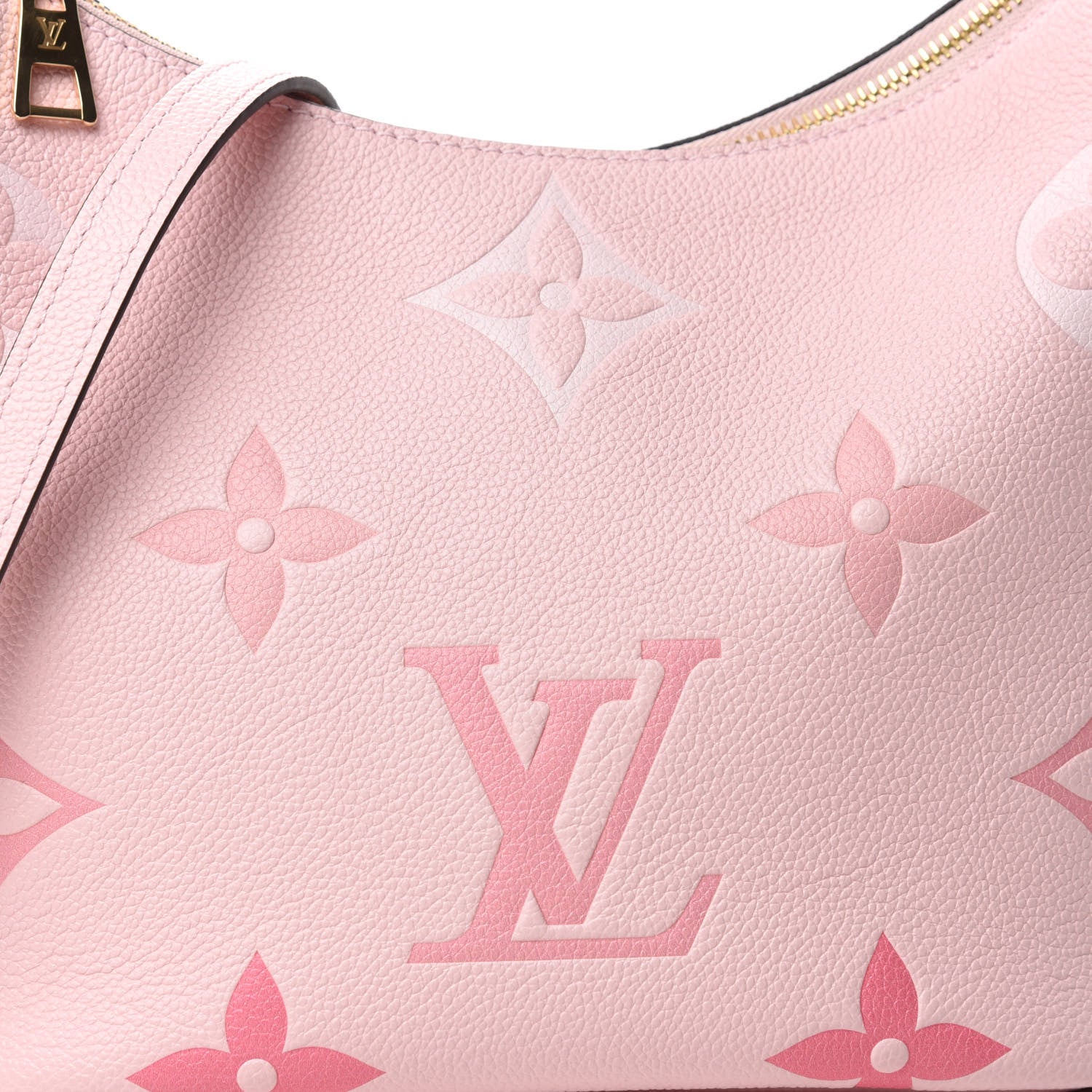 Louis Vuitton Empreinte Monogram Giant By The Pool Marshmallow Hobo PM Bouton De Rose 10 of 10