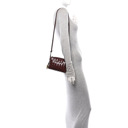 Bottega Veneta Polished Nappa Intrecciato Knot Mini Loop Camera Bag Madder Brown 2 of 9