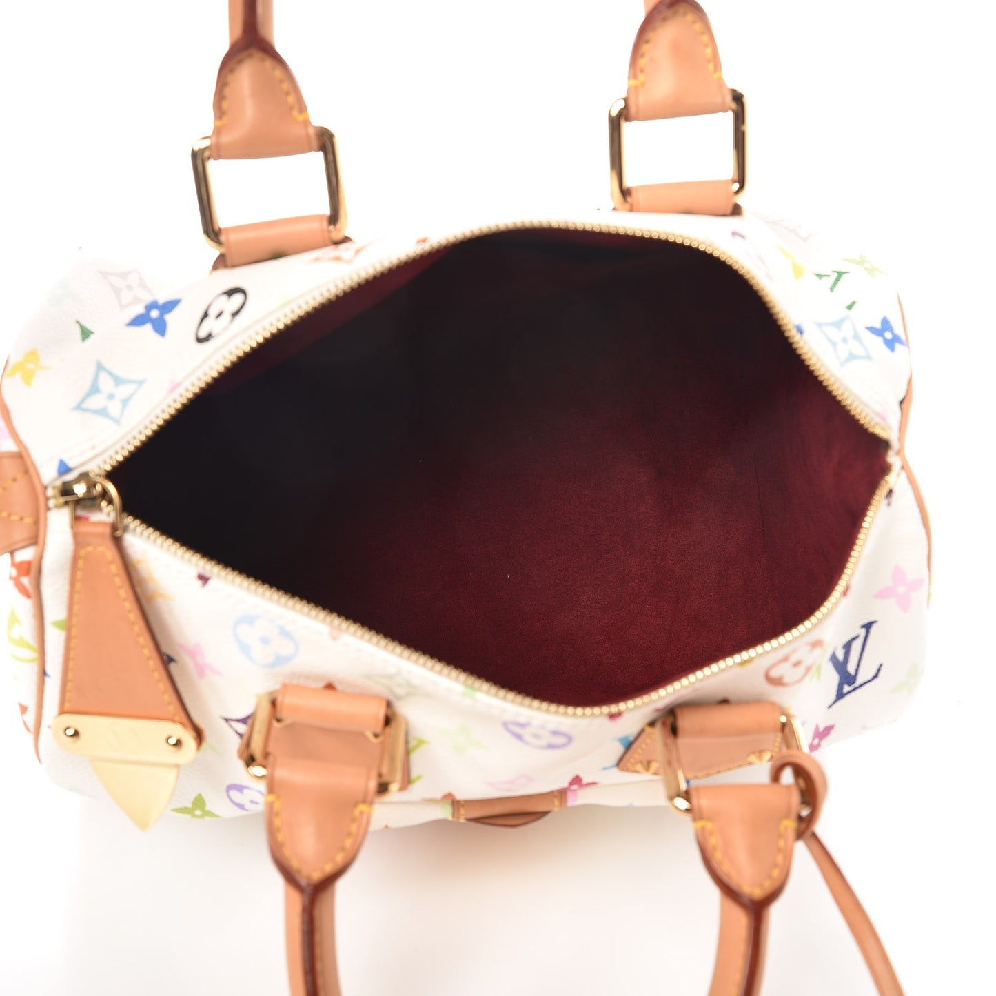 Monogram Multicolor Speedy 30 White
