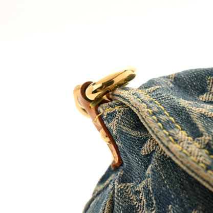 Louis Vuitton Monogram Denim Mini Pleaty Blue 11 of 13
