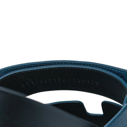 Hermes Epsom Mens Chypre Sandals 43 Bleu Canard 8 of 8