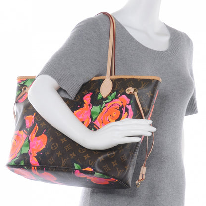 Louis Vuitton Monogram Roses Neverfull MM 2 of 8