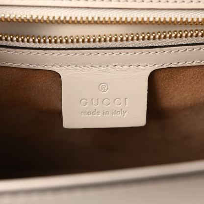 Gucci Calfskin Small Sylvie Shoulder Bag Off White 6 of 10