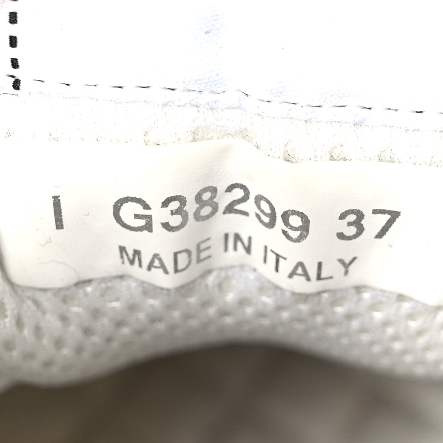 Chanel Mesh Suede Grained Calfskin Womens CC Sneakers 37 Black White 9 of 10
