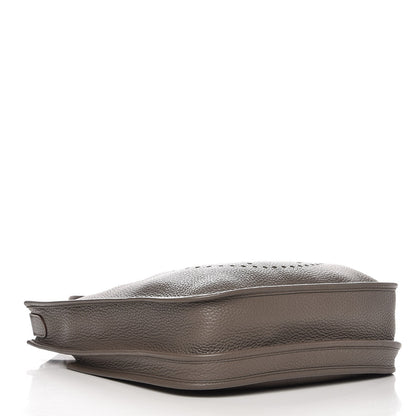 Hermes Taurillon Clemence Evelyne III PM Etain 4 of 9