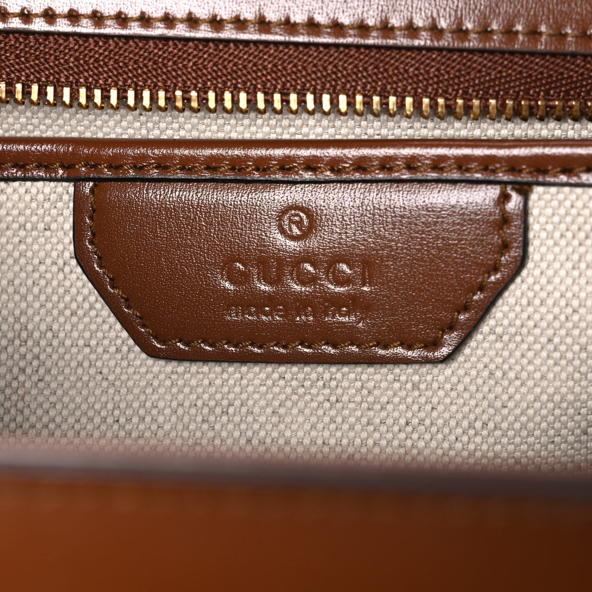Gucci Boarded Dyana Lux Calfskin Web Medium Bamboo 1947 Top Handle Bag Brown 6 of 10