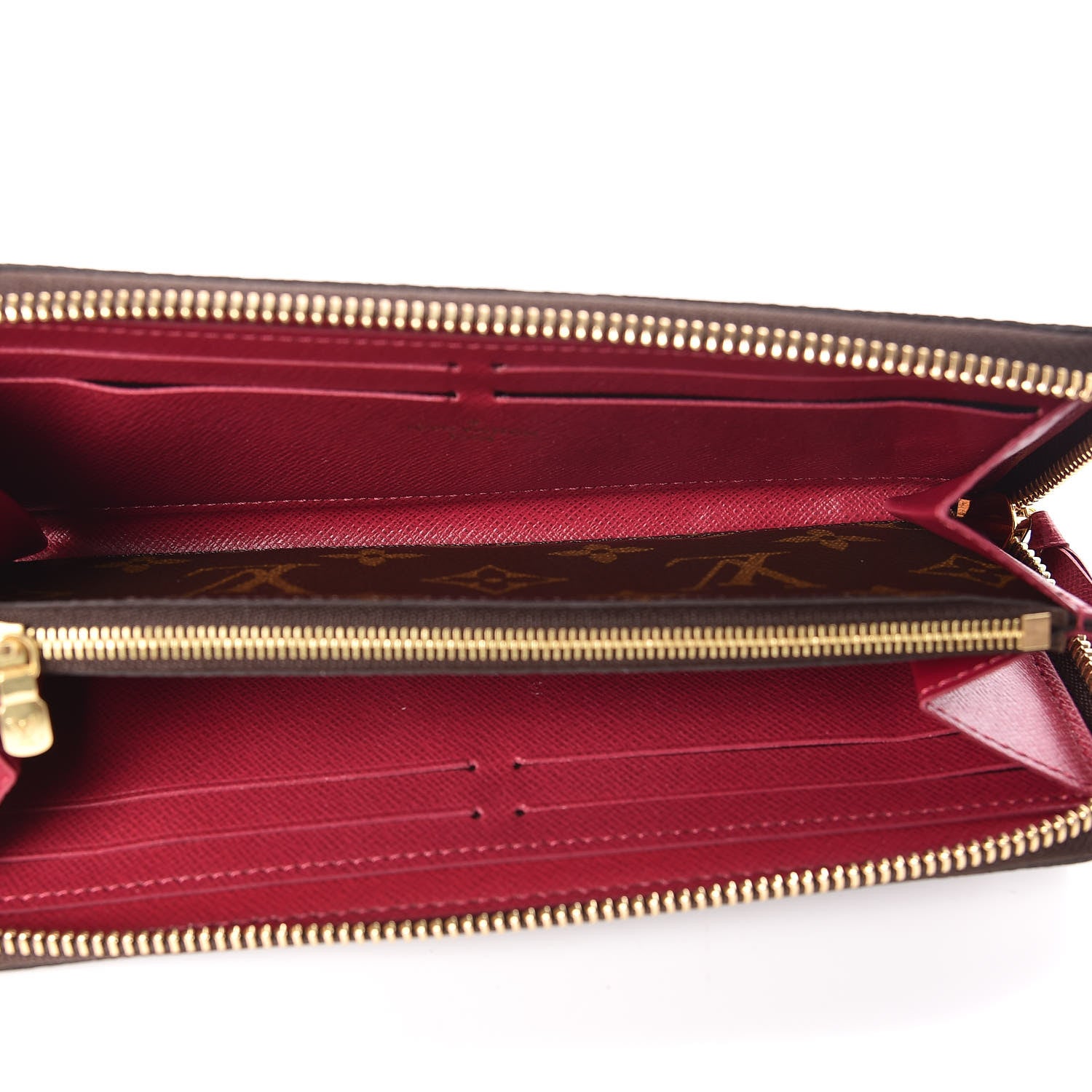 Louis Vuitton Monogram Clemence Wallet Fuchsia 5 of 7