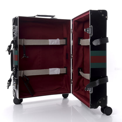 Gucci Calfskin Web Globe-Trotter Carry-On Black 4 of 15