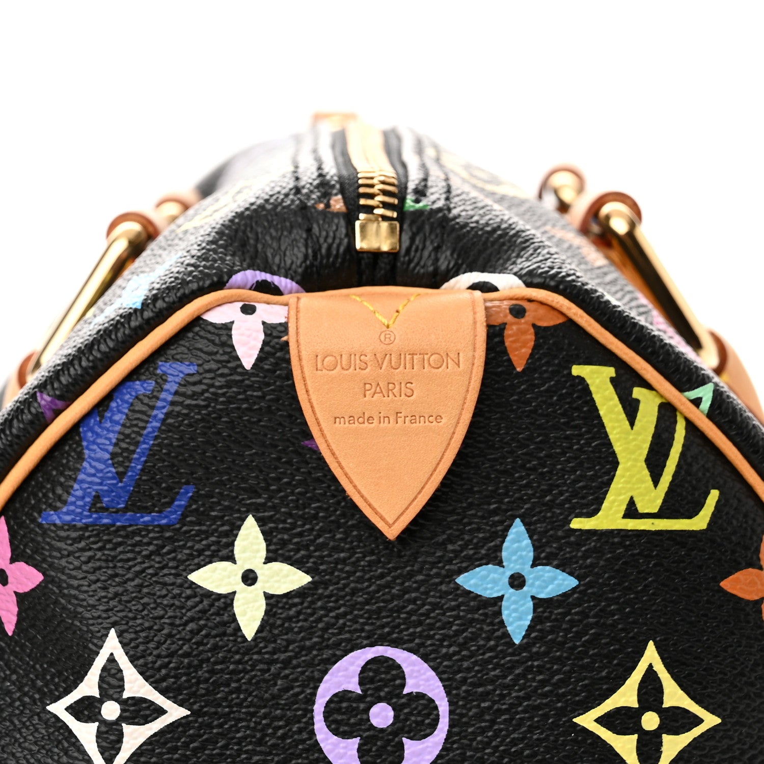 Louis Vuitton Monogram Multicolor Speedy 30 Black 6 of 9