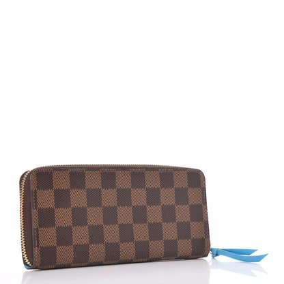 Louis Vuitton Damier Ebene 2017 Christmas Animation Clemence Wallet 3 of 8