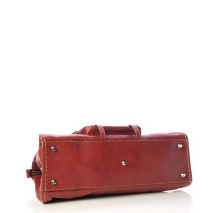 Chloe Calfskin Edith Satchel Whiskey 4 of 12