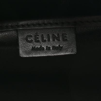 Celine Natural Canvas Smooth Calfskin Nano Luggage Navy 6 of 11