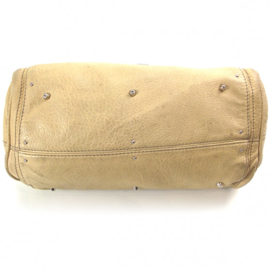 Leather Paddington Satchel Sable