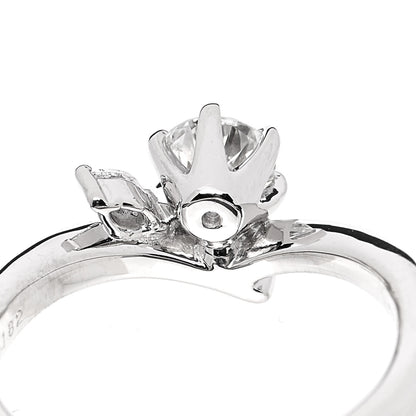 Parker & West by FASHIONPHILE Platinum Diamond .50ctw Round Marquise Cut Pave Ring  53 6.5 6 of 10
