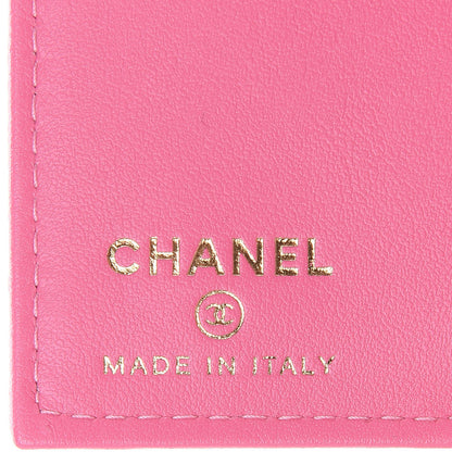 Chanel Caviar Quilted Card Holder Wallet Pink 6 of 8