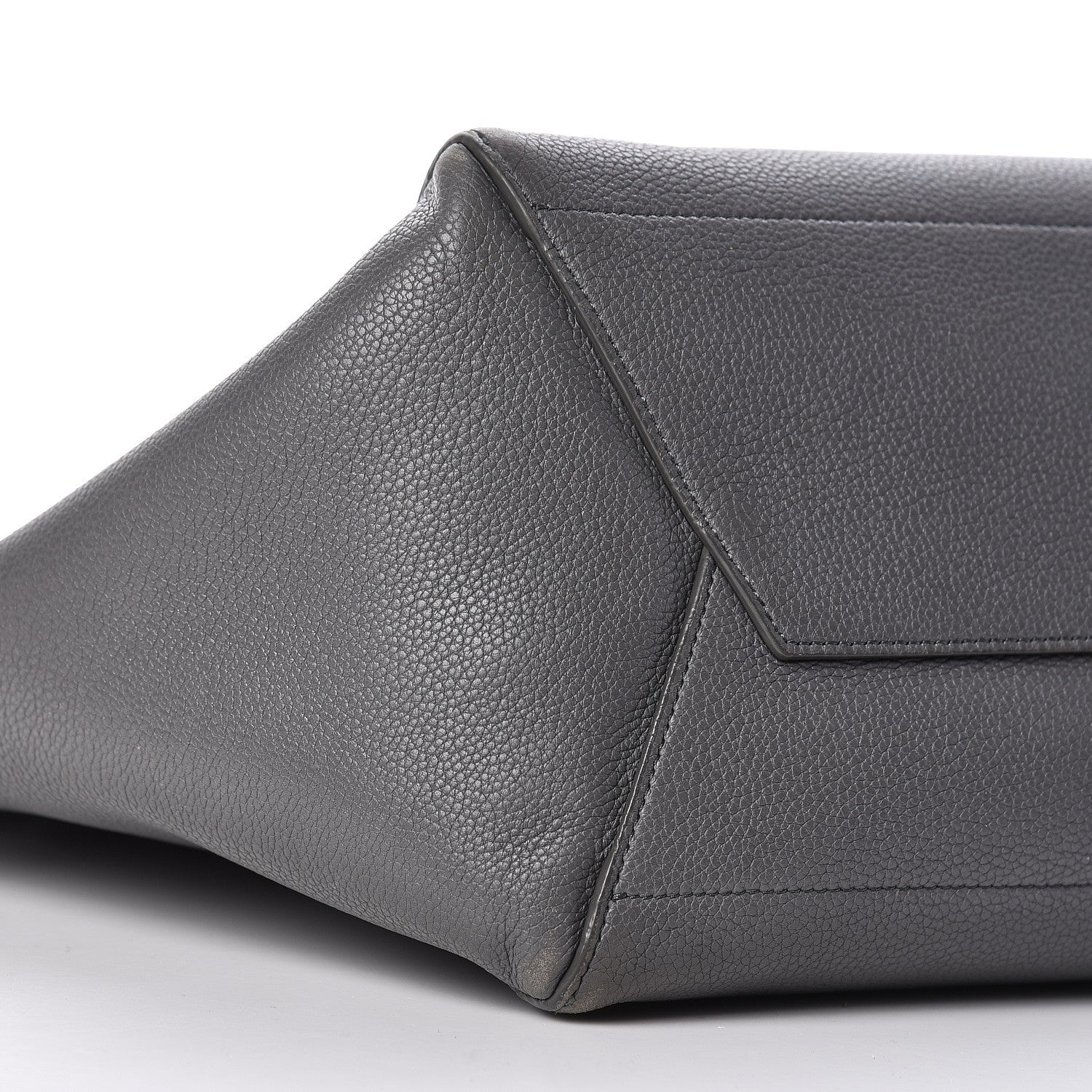Celine Soft Grained Calfskin Sangle Bucket Bag Storm 11 of 25