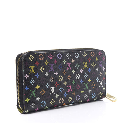 Louis Vuitton Monogram Multicolor Zippy Wallet Black Pistachio 2 of 10