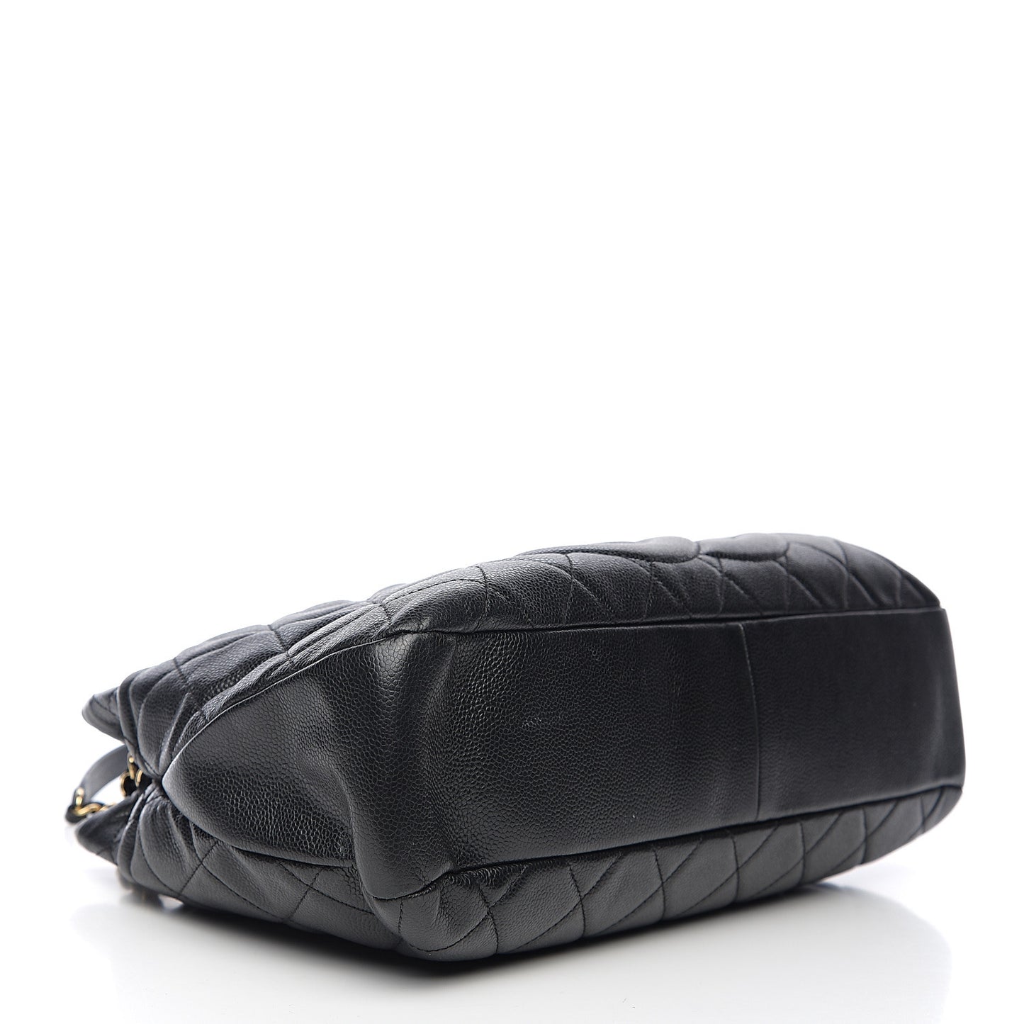 Caviar Quilted Timeless CC Soft Tote Black