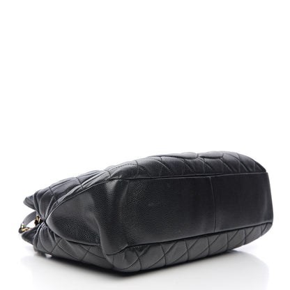 Chanel Caviar Quilted Timeless CC Soft Tote Black 3 of 9