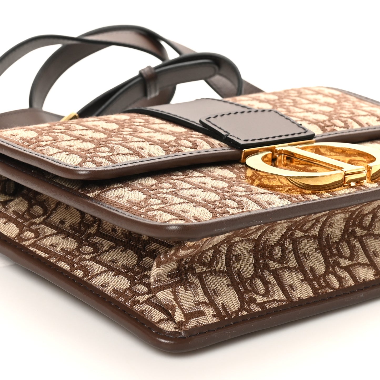 Oblique 30 Montaigne Flap Bag Brown