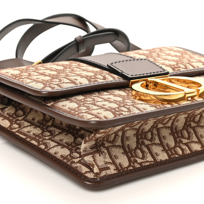 Christian Dior Oblique 30 Montaigne Flap Bag Brown 8 of 9